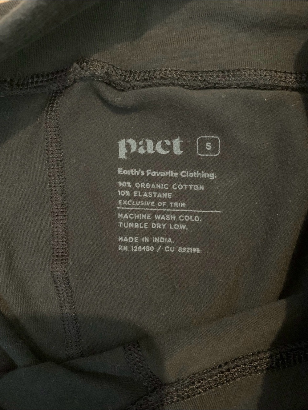 Pact Black Flared Leggings - Picture 4 of 4